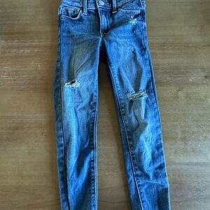 Old Navy Blue Ripped Women's Skinny Jeans
